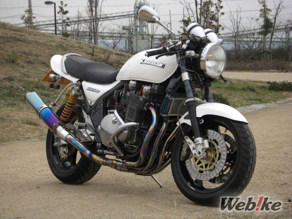 Từ đen sang trắng: KAWASAKI ZEPHYR1100 Custom