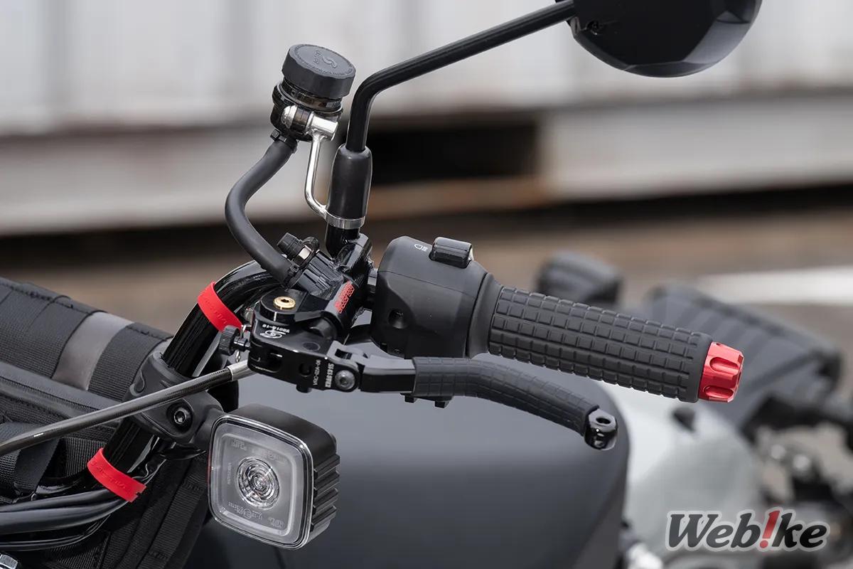 ACTIVE Hunter Cub custom equipped with GALE SPEED Elaborate VRE brake lever